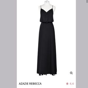 Azazie Rebecca Black Dress- LIKE NEW!!